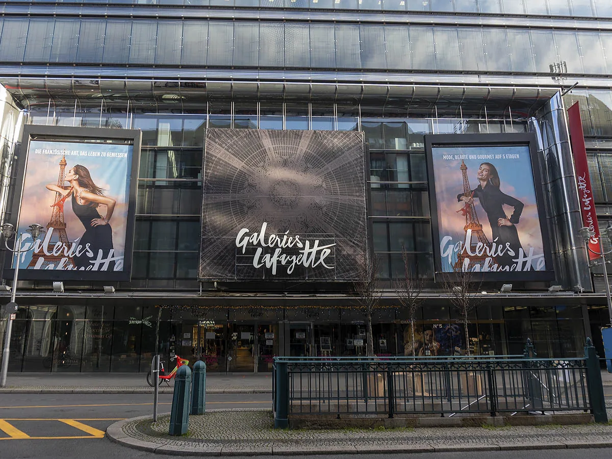 Galeries Lafayette in Berlin als Referenz der Napierala GmbH
